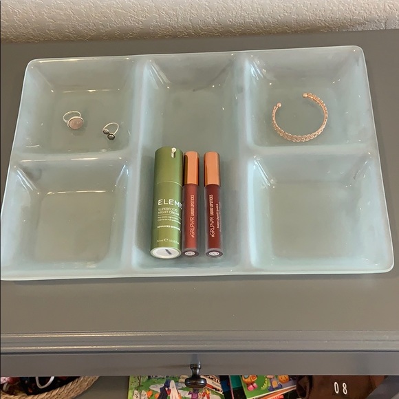 Glass 5 section Organizer